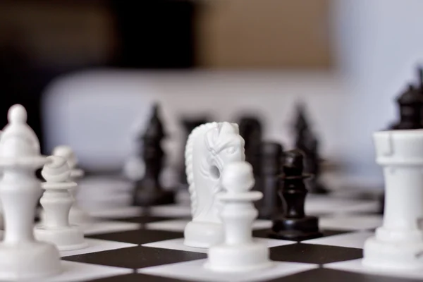 Spel van schaak — Stockfoto