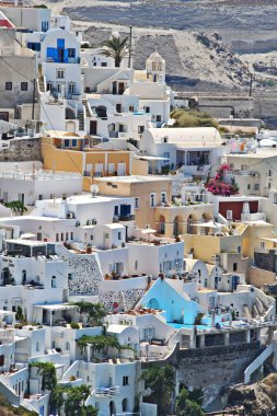 sahne santorini Island, Yunanistan