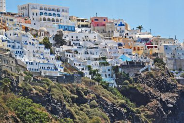 sahne santorini Island, Yunanistan