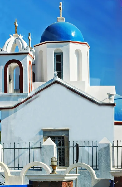 在希腊圣托里尼岛的场景 — 图库照片