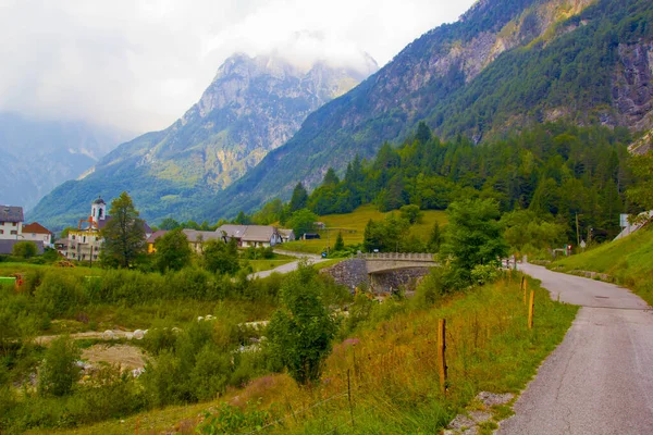슬로베니아에 율리아누스 알프스산맥의 아름다운 — 스톡 사진