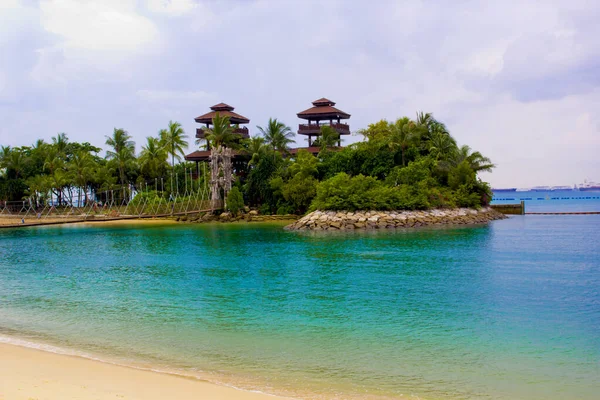 Beautiful View Sentosa Island Singapore — Stock Photo, Image