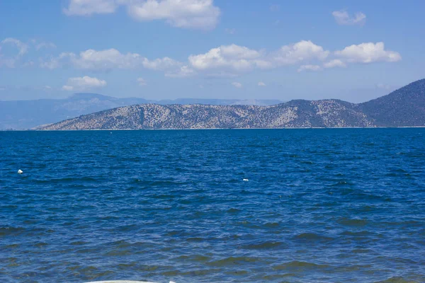 Piękna Scena Jeziorze Bafa Aydin Indyk — Zdjęcie stockowe