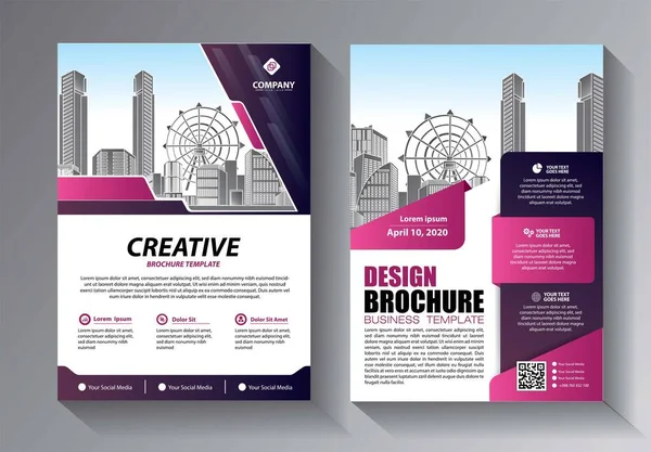 Flyer Business Template Brochure Annual Report — 图库矢量图片