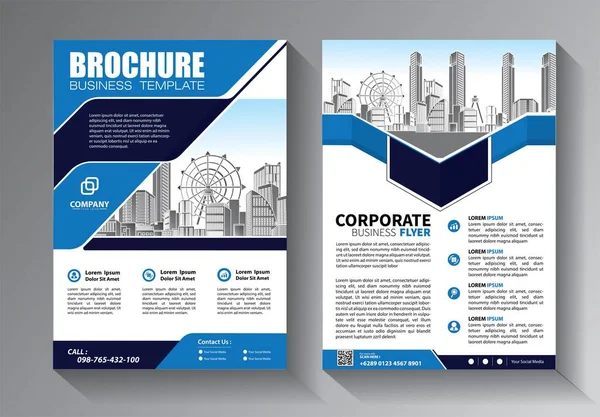 Broşür tasarımı, modern tasarım, yıllık rapor, poster, renkli üçgenleri olan A4 broşürü, teknoloji, bilim ve ışık arka planlı geometrik şekiller.