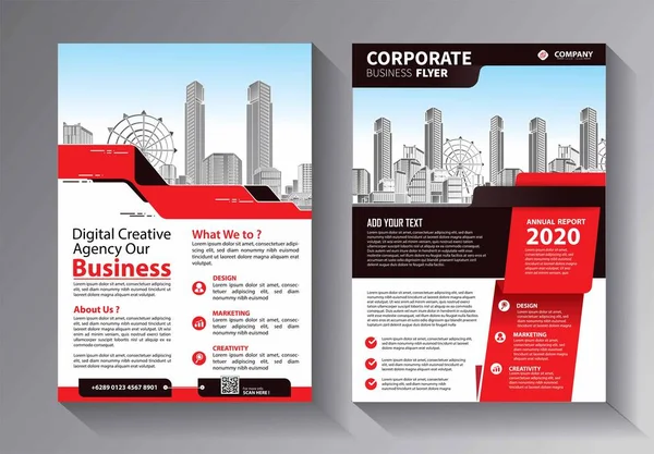 Brochure Ontwerp Omslag Moderne Lay Out Jaarverslag Poster Flyer Met — Stockvector