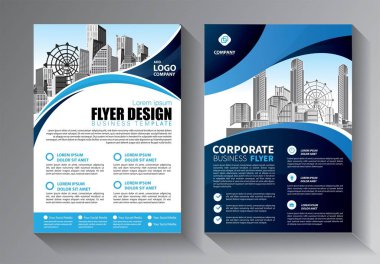 Broşür tasarımı, modern tasarım, yıllık rapor, poster, renkli üçgenleri olan A4 broşürü, teknoloji, bilim ve ışık arka planlı geometrik şekiller.