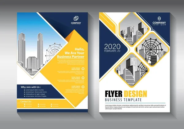 Broşür tasarımı, modern tasarım, yıllık rapor, poster, renkli üçgenleri olan A4 broşürü, teknoloji, bilim ve ışık arka planlı geometrik şekiller.