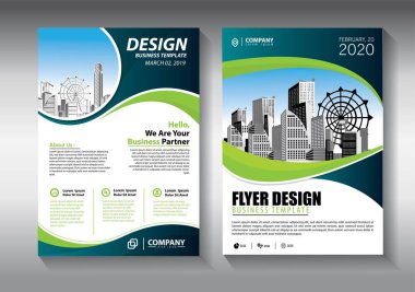 Broşür tasarımı, modern tasarım, yıllık rapor, poster, renkli üçgenleri olan A4 broşürü, teknoloji, bilim ve ışık arka planlı geometrik şekiller.