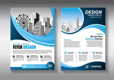 Broşür tasarımı, modern tasarım, yıllık rapor, poster, renkli üçgenleri olan A4 broşürü, teknoloji, bilim ve ışık arka planlı geometrik şekiller.