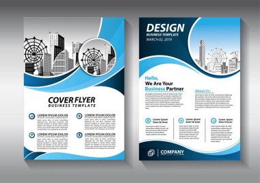 Broşür tasarımı, modern tasarım, yıllık rapor, poster, renkli üçgenleri olan A4 broşürü, teknoloji, bilim ve ışık arka planlı geometrik şekiller.