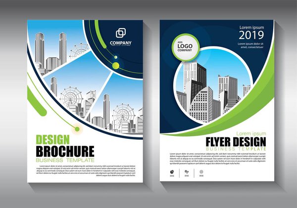 Brochure design, cover modern layout, annual report, poster, flyer in A4 with colorful triangles, geometric shapes for tech, science, market with light background