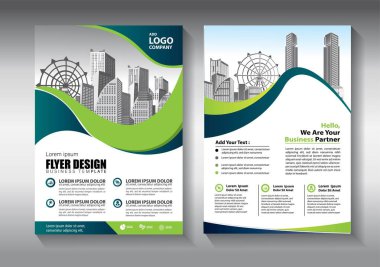 Broşür tasarımı, modern tasarım, yıllık rapor, poster, renkli üçgenleri olan A4 broşürü, teknoloji, bilim ve ışık arka planlı geometrik şekiller.
