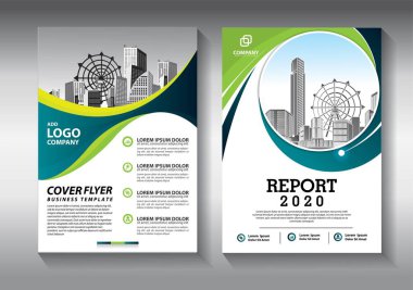 İş soyut vektör şablonu. Broşür tasarımı, modern tasarım, yıllık rapor, poster, renkli üçgenleri olan A4 broşürü, teknoloji, bilim ve ışık arka planlı geometrik şekiller.