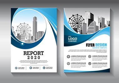 İş soyut vektör şablonu. Broşür tasarımı, modern tasarım, yıllık rapor, poster, renkli üçgenleri olan A4 broşürü, teknoloji, bilim ve ışık arka planlı geometrik şekiller.