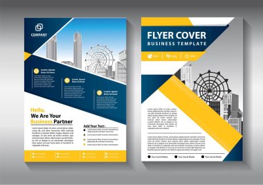 İş soyut vektör şablonu. Broşür tasarımı, modern tasarım, yıllık rapor, poster, renkli üçgenleri olan A4 broşürü, teknoloji, bilim ve ışık arka planlı geometrik şekiller.