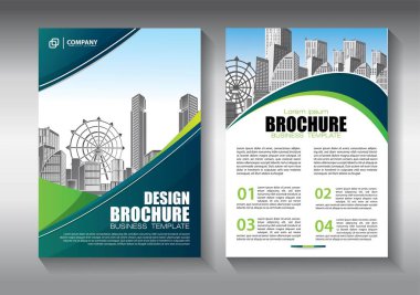 İş soyut vektör şablonu. Broşür tasarımı, modern tasarım, yıllık rapor, poster, renkli üçgenleri olan A4 broşürü, teknoloji, bilim ve ışık arka planlı geometrik şekiller.