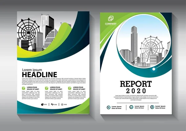 İş soyut vektör şablonu. Broşür tasarımı, modern tasarım, yıllık rapor, poster, renkli üçgenleri olan A4 broşürü, teknoloji, bilim ve ışık arka planlı geometrik şekiller.