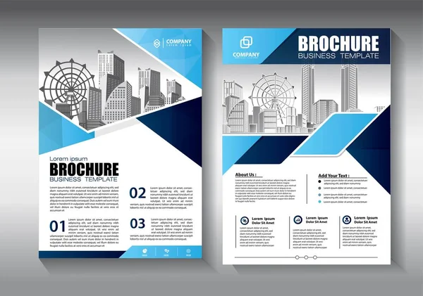 Abstrakte Vektorvorlage Für Unternehmen Broschürendesign Einband Modernes Layout Jahresbericht Poster — Stockvektor