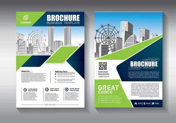 Abstrakte Vektorvorlage Für Unternehmen Broschürendesign Einband Modernes Layout Jahresbericht Poster — Stockvektor