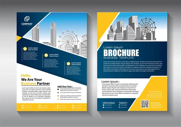 Zakelijke Abstracte Vector Template Brochure Ontwerp Omslag Moderne Lay Out — Stockvector