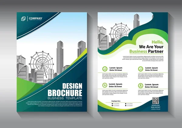 İş soyut vektör şablonu. Broşür tasarımı, modern tasarım, yıllık rapor, poster, renkli üçgenleri olan A4 broşürü, teknoloji, bilim ve ışık arka planlı geometrik şekiller.