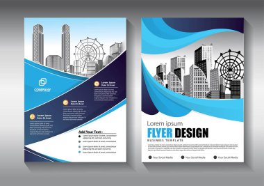 İş soyut vektör şablonu. Broşür tasarımı, modern tasarım, yıllık rapor, poster, renkli üçgenleri olan A4 broşürü, teknoloji, bilim ve ışık arka planlı geometrik şekiller.