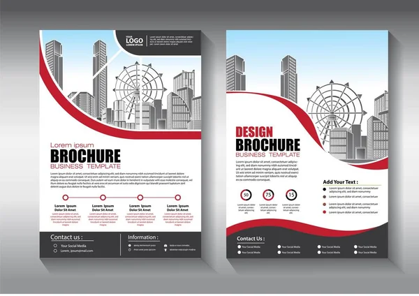 Mal Forretningsabstrakt Vektorramme Brosjyredesign Omfatter Moderne Layout Årsrapport Plakat Løpeseddel – stockvektor