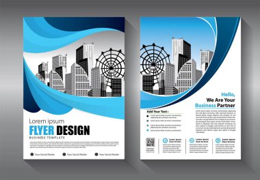 İş soyut vektör şablonu. Broşür tasarımı, modern tasarım, yıllık rapor, poster, renkli üçgenleri olan A4 broşürü, teknoloji, bilim ve ışık arka planlı geometrik şekiller.