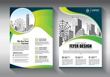İş soyut vektör şablonu. Broşür tasarımı, modern tasarım, yıllık rapor, poster, renkli üçgenleri olan A4 broşürü, teknoloji, bilim ve ışık arka planlı geometrik şekiller.