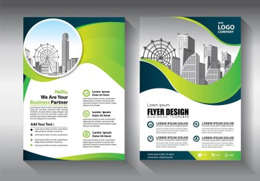İş soyut vektör şablonu. Broşür tasarımı, modern tasarım, yıllık rapor, poster, renkli üçgenleri olan A4 broşürü, teknoloji, bilim ve ışık arka planlı geometrik şekiller.