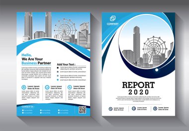 İş soyut vektör şablonu. Broşür tasarımı, modern tasarım, yıllık rapor, poster, renkli üçgenleri olan A4 broşürü, teknoloji, bilim ve ışık arka planlı geometrik şekiller.