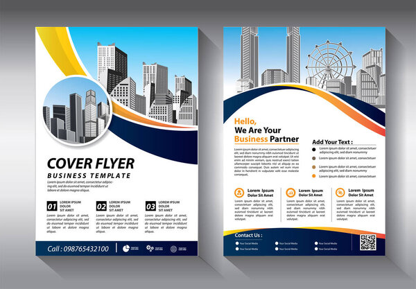 Бизнес абстрактный векторный шаблон. Брошюра дизайн, охватывает современный макет, годовой отчет, плакат, флаер в А4 с красочными треугольниками, геометрические формы для техники, науки, рынка с легким фоном