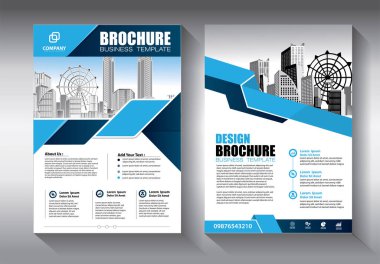 İş soyut vektör şablonu. Broşür tasarımı, modern tasarım, yıllık rapor, poster, renkli üçgenleri olan A4 broşürü, teknoloji, bilim ve ışık arka planlı geometrik şekiller.