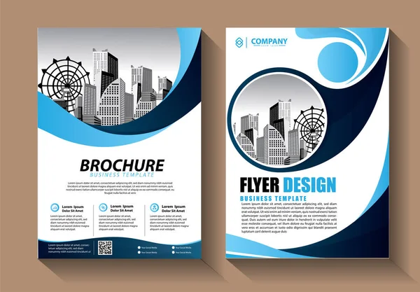 Broşür tasarımı, modern tasarım, yıllık rapor, poster, renkli üçgenleri olan A4 broşürü, teknoloji, bilim ve ışık arka planlı geometrik şekiller.