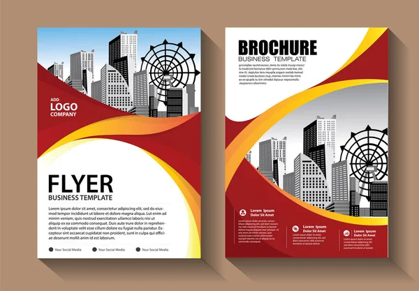 Brochure Design Couverture Mise Page Moderne Rapport Annuel Affiche Dépliant Illustrations De Stock Libres De Droits
