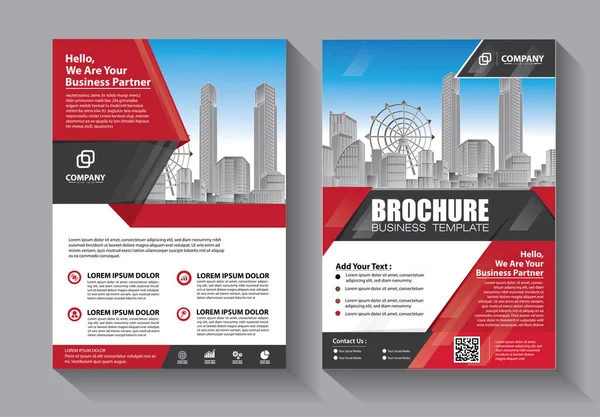 Brochure Ontwerp Omslag Moderne Lay Out Jaarverslag Poster Flyer Met — Stockvector