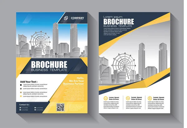 Brochure Ontwerp Omslag Moderne Lay Out Jaarverslag Poster Flyer Met — Stockvector