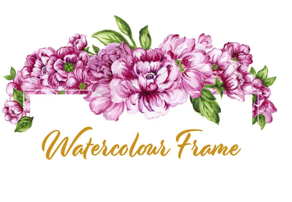 Colorful floral collection with leaves and flowers watercolor gouache hand draw Spring or summer design for invitation