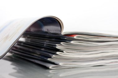 Stack of magazines clipart