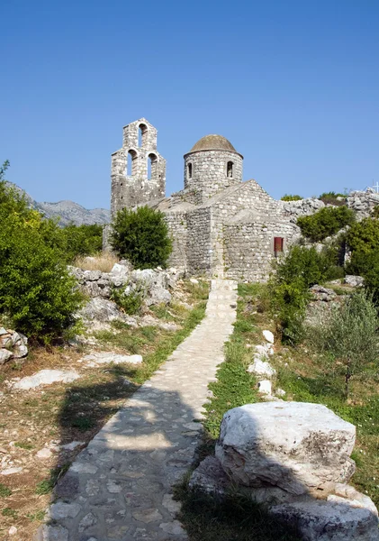 Monastero ortodosso, lago Skadarsko, Montenegro — Foto Stock