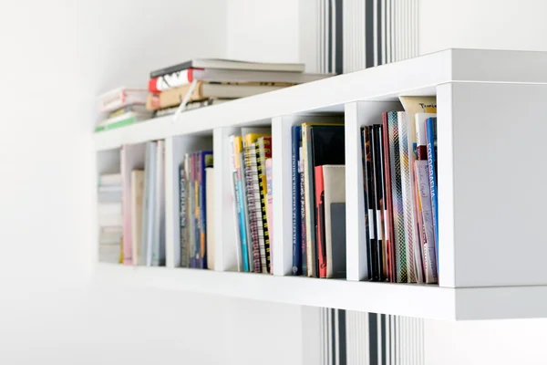 Shelves with books — Stock Photo, Image