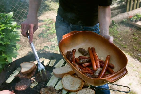 Barbecue di Cevapcici — Foto Stock