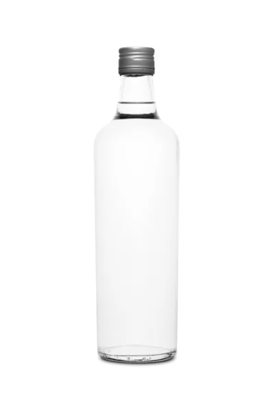 Kleurloze glazen fles — Stockfoto