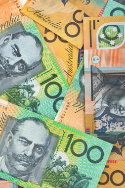 Avustralya Döviz arka plan