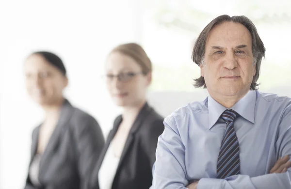 Teamarbeit im Büro — Stockfoto