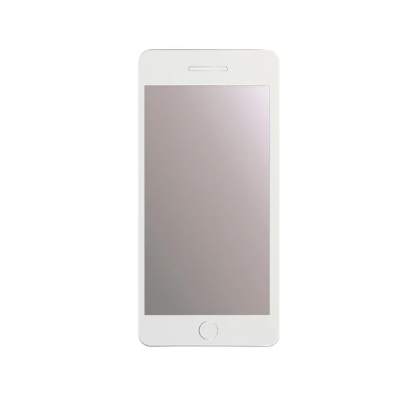 Smartphone blanc-vecteur — Image vectorielle
