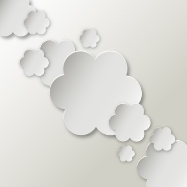 Kağıt afiş daisy arka plan