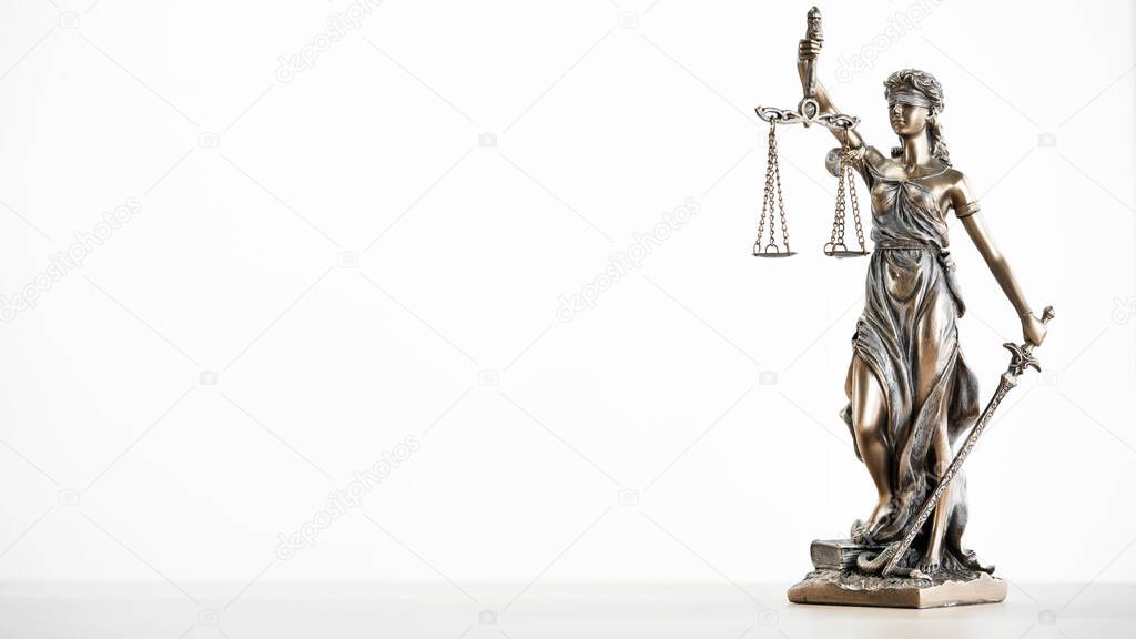 Justice law judgement freedom concept