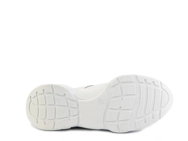 Ayakkabılar Için Taban Alt Manzara Beyaz Ayakkabı Tabanı Beyaz Arka — Stok fotoğraf